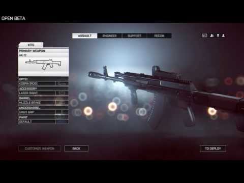 BF4 Weapon Overview - AK12