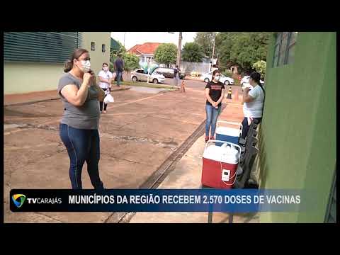 Municípios das região recebem 2.570 doses de vacina