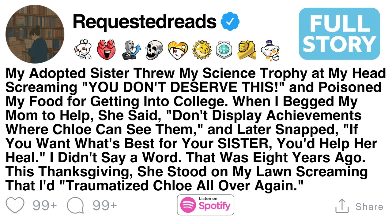 [FULL STORY] I hate my adopted sister.