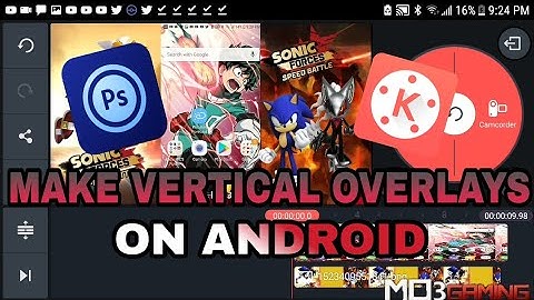 How to Make Overlays for your vertical videos On Android-w/Photoshop Touch & KineMaster