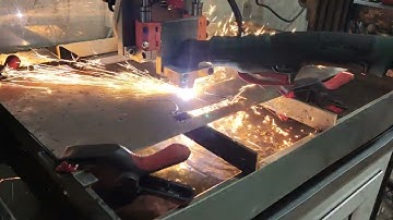 DDCSV plasma cutter first cuts with thc