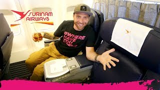 Suriname Airways BUSINESS CLASS Review | Paramaribo to Miami via Aruba