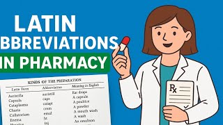 Latin terms and abbreviation used in pharmacy || Pharmaceutics 2025 || B Pharm