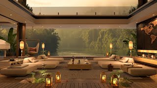 Fresh Morning in Cozy Luxury Summer Apartment & Smooth Jazz Piano Music - Relaxing Fireplace Sounds by Jazz Bedroom Music 1,061 views 3 weeks ago 11 hours, 59 minutes