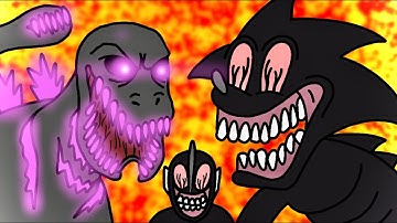 CARTOON SONIC vs SHIN GODZILLA - Part 3 (FlipaClip Animation)