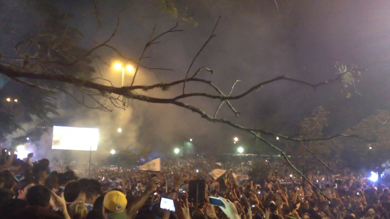 EXATO MOMENTO DO GOL DO GRÊMIO NA COPA DO BRASIL 2016 NA AVENIDA GOETHE
