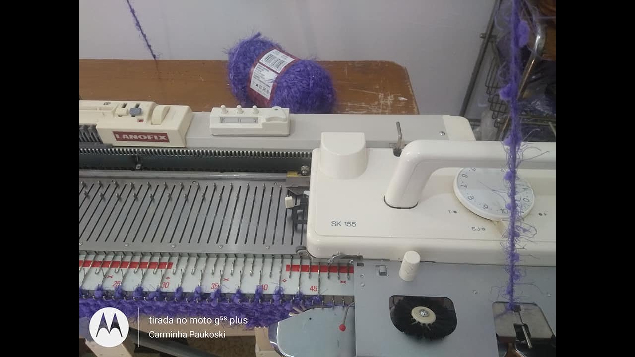 Vamos conhecer a máquina de tricô fio grosso Lanofix sk 155? Video mais pedido!!