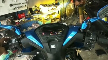 Oem left switch and yamaha right switch for nmax convert to honda click gc