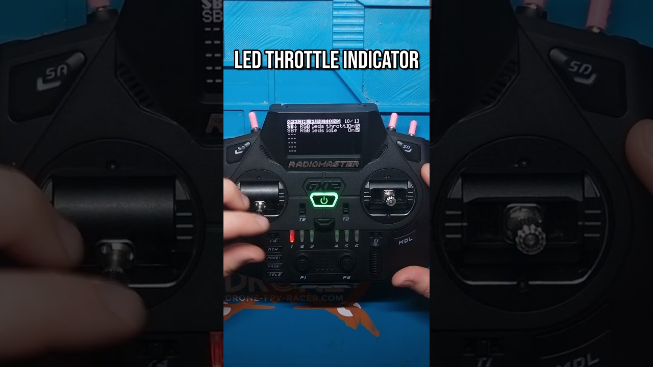 Кастомная светодиодная шкала управления на моем пульте EdgeTX! 🎮 