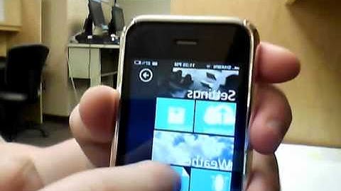 Windows Phone 7 theme for iPhone (Alpha version a.2.0)