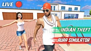 Live 🔴 Indian Theft Aura Simulator #INDIANTHEFTAUTO#GTAINDIA#GamingShorts#LIVE