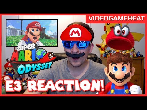 REACTION to SUPER MARIO ODYSSEY E3 GAMEPLAY TRAILER at Nintendo's E3 Presentation 2017