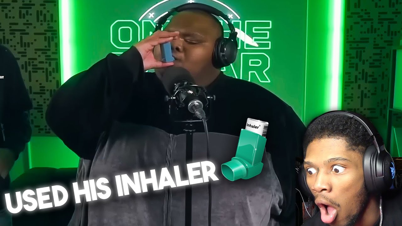 This Rapper Hits His Inhaler Mid Song - YouTube