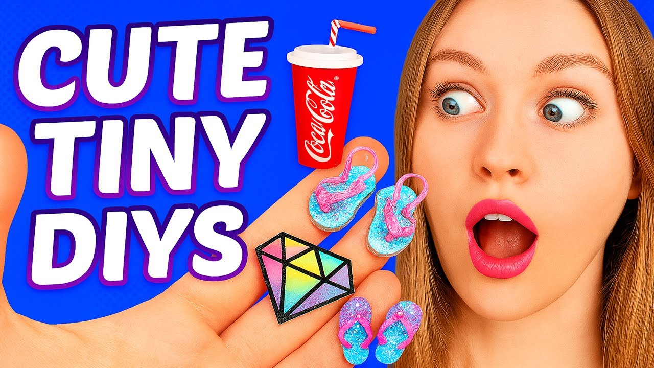 🤯 12 INSANE Miniature Food & Drink Hacks That Look SO Real! (DIY Crafts) 🤯