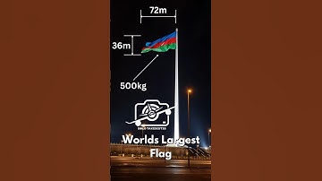 Worlds Largest Flag #Azerbaijan #guinnessworldrecords #shorts