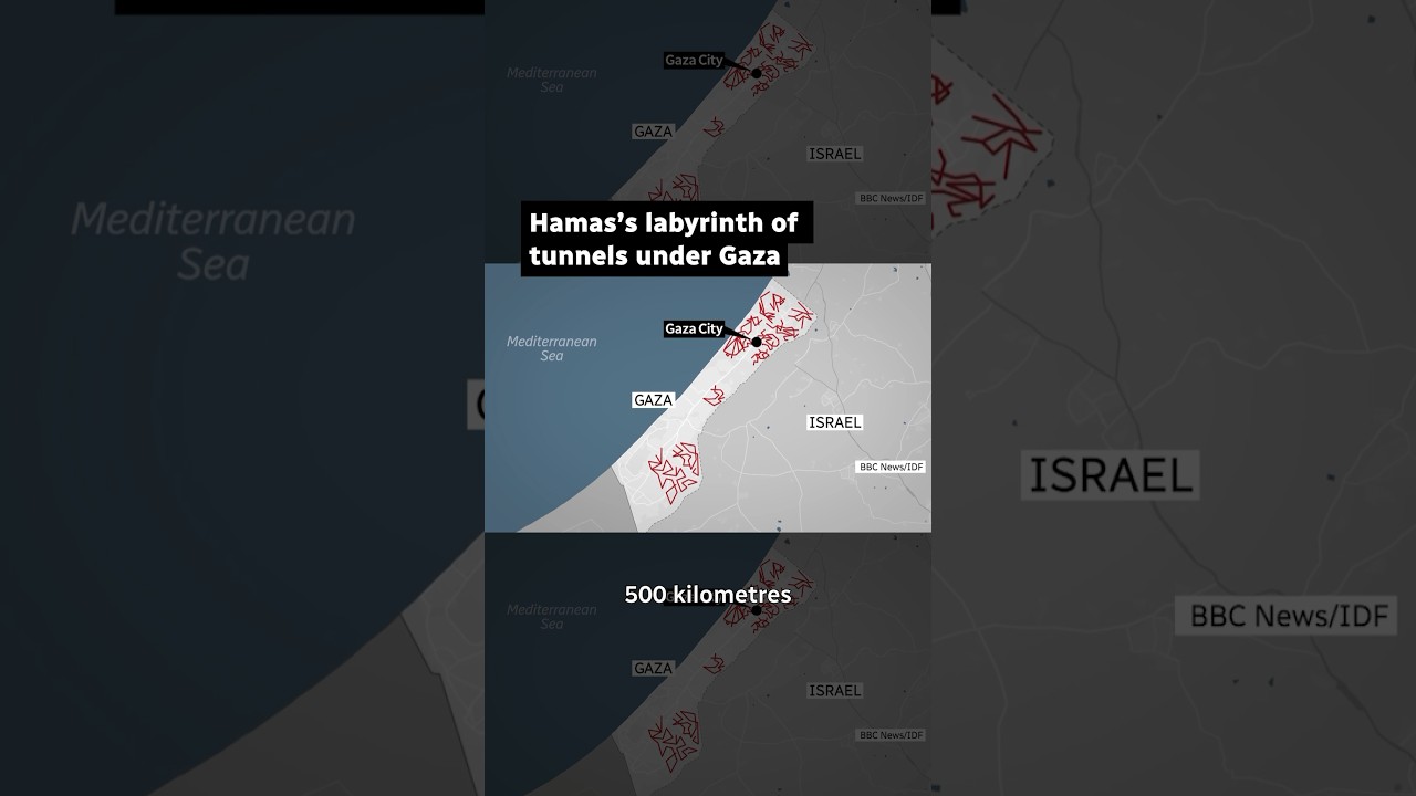 Hamas's labyrinth of tunnels under Gaza 
