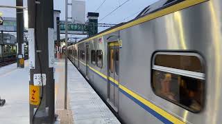 3241次區間車EMU800型善化站開車