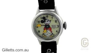 Mickey Mouse Original Style 1930s Expo Waterbury Ingersoll Disney Collectors Watch
