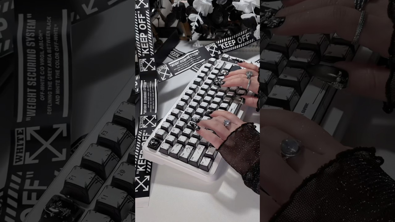 ATTACK SHARK X82 PRO HE Magnetic Switch Gaming Comic Style mechanical keyboard | typing test