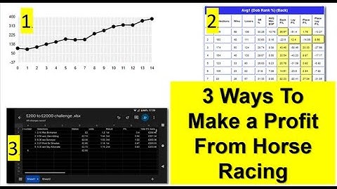 3 different ways to make a profit from Horse Racing | PR Ratings. Quick analyse and Competition.