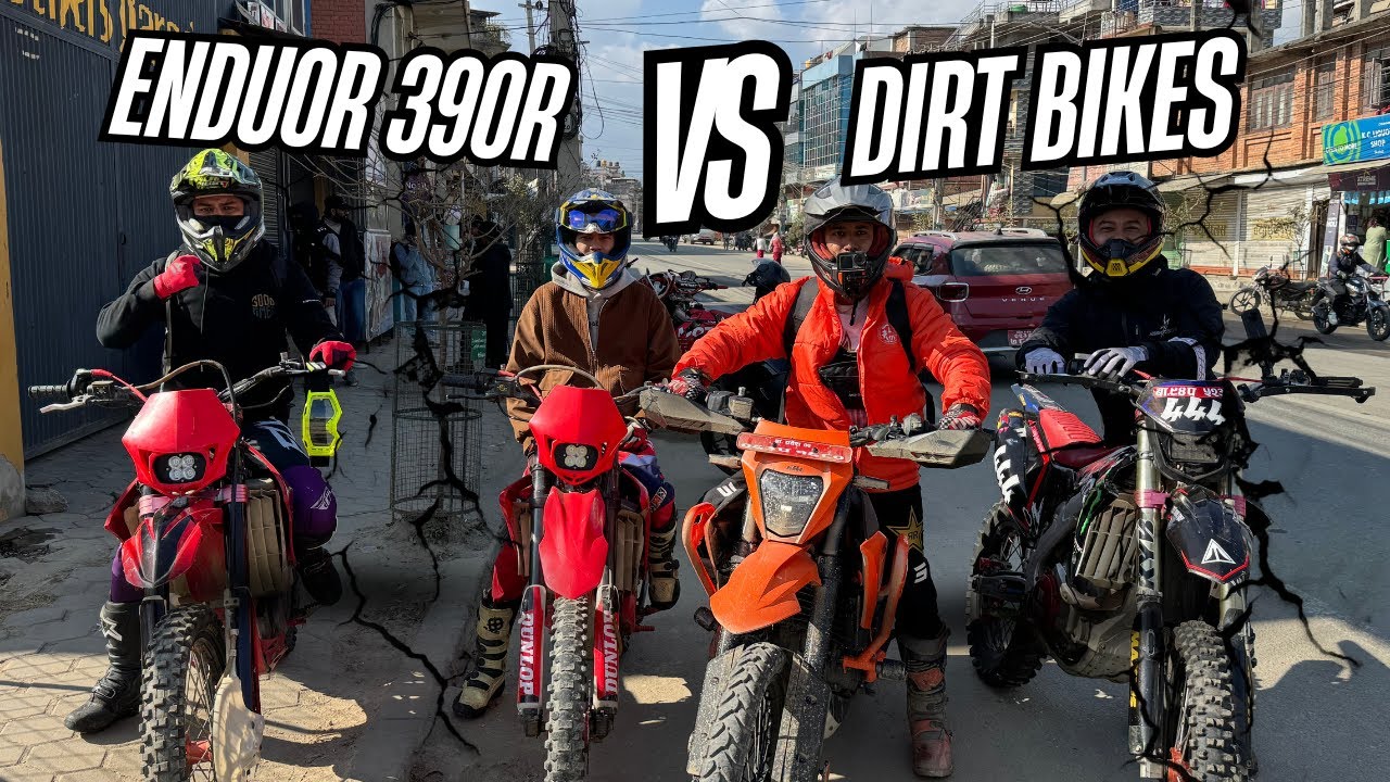 Enduro 390R Competing the Dirt bike ? Can it Survive ?