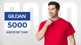 Gildan 5000 Heavy Cotton T-Shirt Explained | Fit, Fabric, Size Chart & Printing Tips