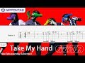 【Guitar TAB】 Take My Hand 〚夜の本気ダンス 〛Yoru no Honki Dance ギター tutorial &amp; tab 譜