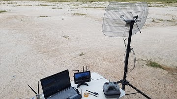 Ruby HD V6.4 ..Digital FPV / test 1mW + 27dbi Antenna = 4Km
