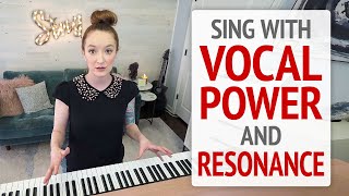 Sing with Vocal Power and Resonance