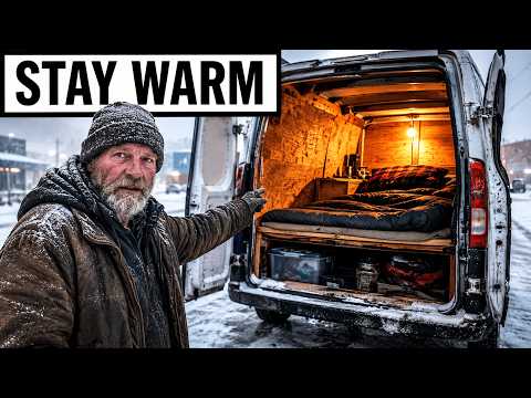 How American Homeless Stay Warm In Vans While Everywhere Freeze Overnight