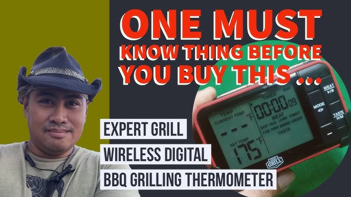 Expert Grill 2-Probe Bluetooth USB-Charging Grill Thermometer Blacklight  Display