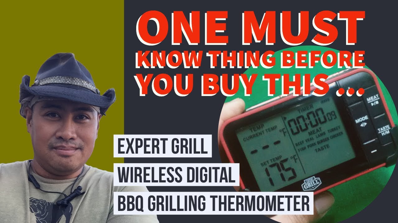 Expert Grill Wireless Digital BBQ Grilling Thermometer - Black & Gray - 1 Each