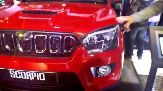 #New #Mahindra #scorpio #red #Auto Expo 2018: