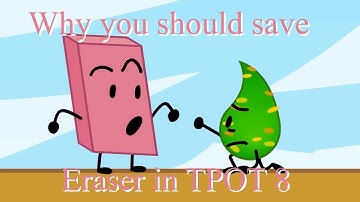 Why you should save Eraser in TPOT 8 (BFDI/TPOT Discussion Video)
