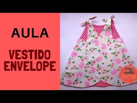 Vestido Avental infantil super fácil