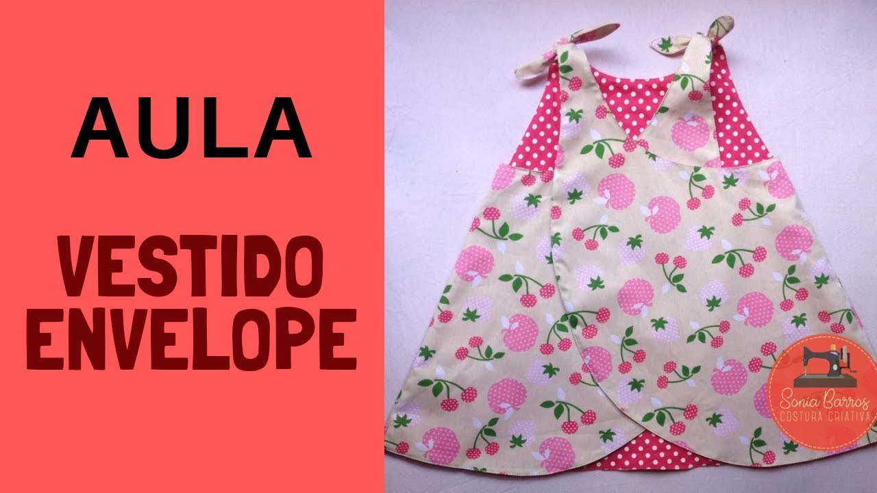Vestido Avental infantil super fácil