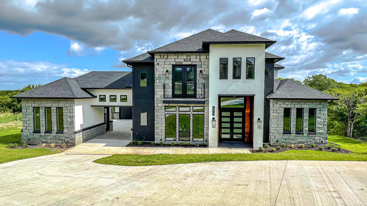 STUNNING CUSTOM MODERN HOUSE TOUR NEAR DALLAS TEXAS ON 1.5 ACRE LOT | 5 BED | 4 BATH | 4500 SqFt