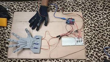 Animatronic Hand - Project assignment for Skyfi Labs online course - by Team Soham