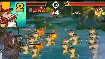Swamp attack 2 / Episode 1, levels 20 to 25 Gameplay Walkthrough (Part 4)