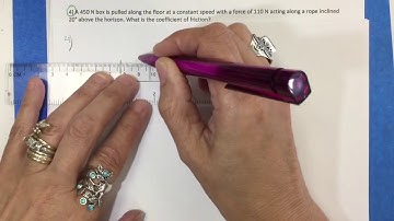 FRICTION FORCE PRACTICE PROBLEMS 1 AND 4