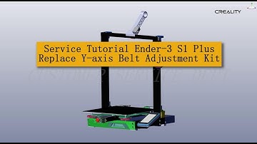 Service Tutorial Ender 3 S1 Plus Replace X axis Belt Adjustment Kit