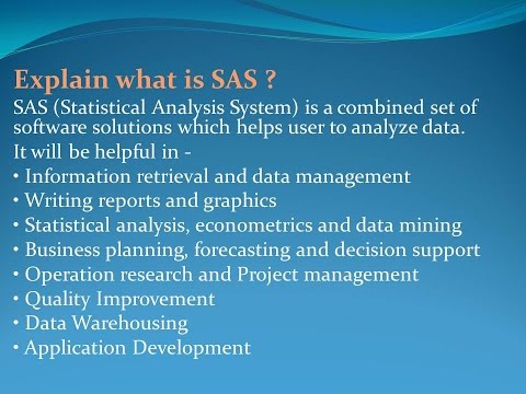 sas interview questions for managers