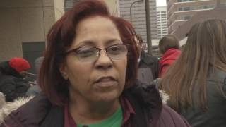 AFSCME Protests HCMC Layoffs