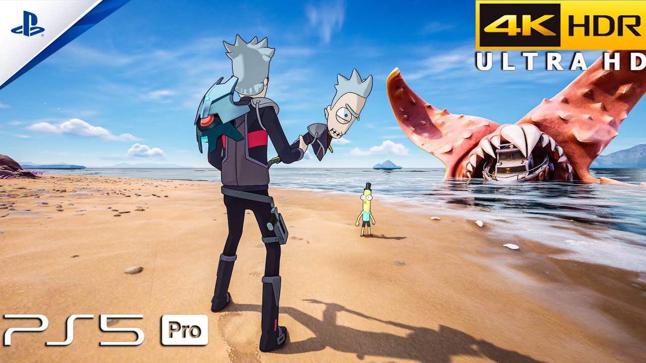 Fortnite (PS5 Pro) 4K 60FPS HDR Gameplay | Rick Prime (Rick and Morty) 
