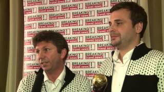 Eric Bonnel, director, Val Thorens Tours, and Gregory Guzzo, director, Val Thorens Tourism