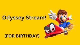 Super Mario Odyssey for my birthday!!!