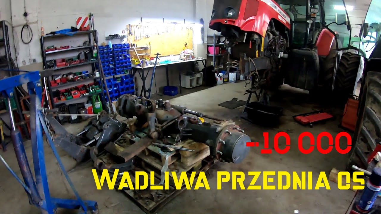 Spory remont Massey'a 6485! Przednia oś na stół l Day6