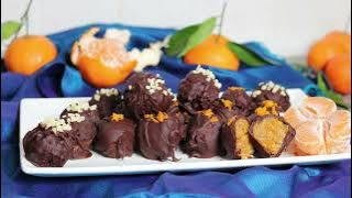 I've made this perfect  Chocolate Truffles recipe with mandarin in 5 minutes | GreekCuisine