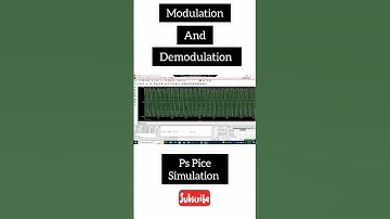 Modulation and Demodulation Simulation on Ps Pice  #electronic #electricalengineering@HelloSearchOfficial