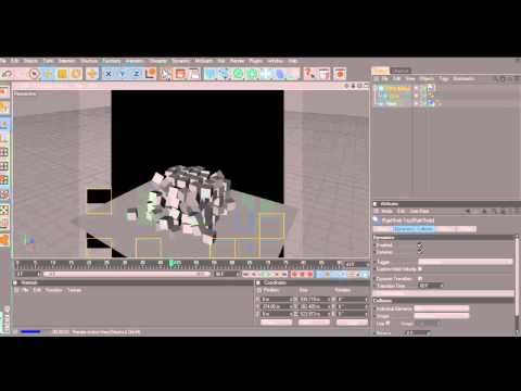 Cinema 4D - Falling Cubes Tutorial  by jank0